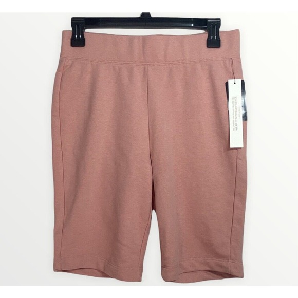 Culpos x INC Women's Biker Shorts Blush Pink SZ MEDIUM Biker Pull-On Solid - Picture 9 of 9
